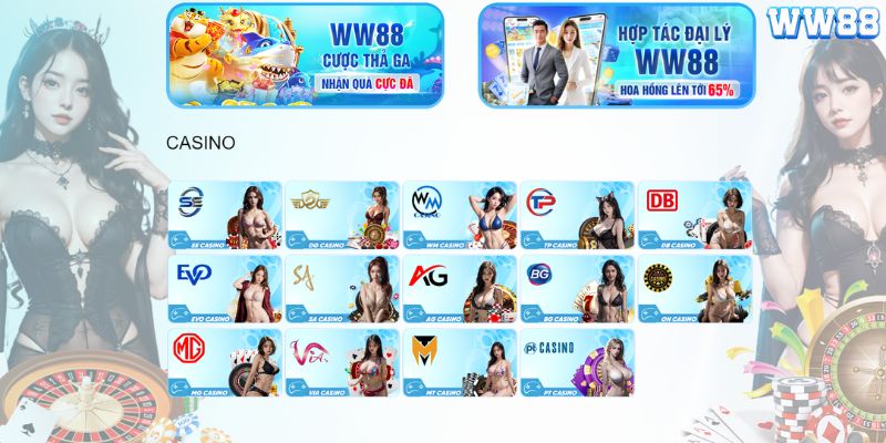 Kinh nghiệm chơi tại sảnh casino WW88